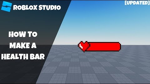 How to make a Health Bar in Roblox! [Updated] (Roblox Scripting Tutorial 2023!)
