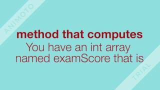Quiz Write a method that computes the average/tutorialoutlet.com