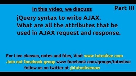 AJAX syntax using jQuery