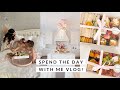 SPEND THE DAY WITH ME! GROCERIES, MUKBANG, NEW MAKEUP💕VLOG 11