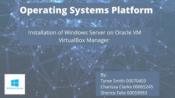 Installation of Windows Server on Oracle VM Environment