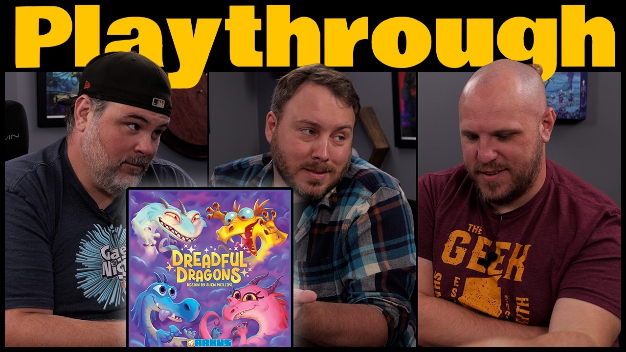 Dreadful Dragons Play Through - Hoarding Gems with Trick Taking!