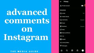 How To Hide Advanced Comments On Instagram App 2022 screenshot 4