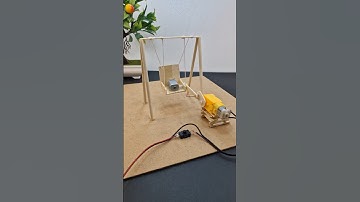 Motorized chair with a DC motor | #dcmotor #techexperiments #dcman #teach #experiment
