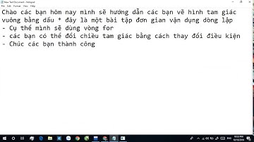 Code C in hình tam giác bằng dấu sao (*) | LẬP TRÌNH C CƠ BẢN