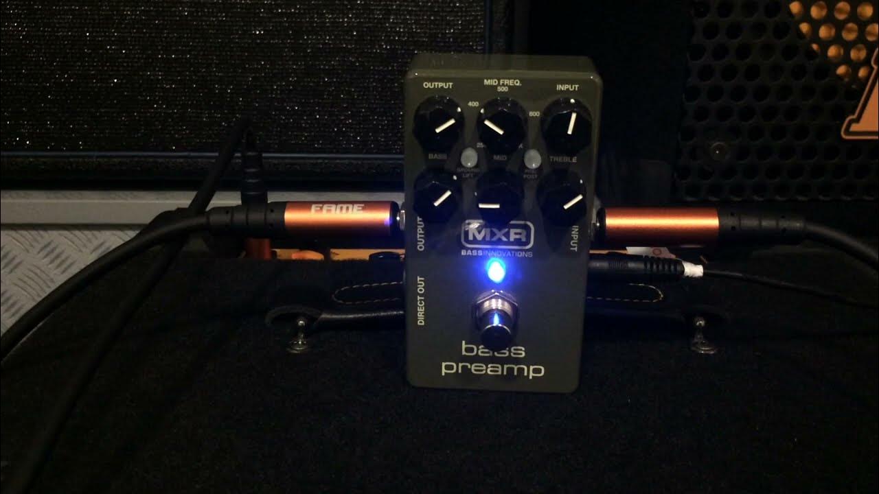 MXR Bass Preamp, shape your passiv BassSound like an active one. Just