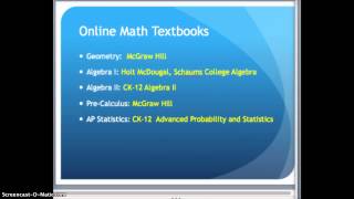 High School Math Resources