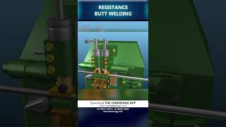 Resistance Butt Welding (Explained in 30 Seconds) | LearnEngg #shorts