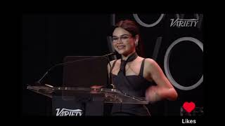 Ariana  Greenblatt Introduces Billie Eilish at Variety’s ‘Power of Women’