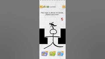 Draw 2 save level 268 solution walkthrough #trending #shorts #shortsfeed #gaming #minecraft #tiktok