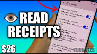 How to Turn On/Off Google Messages Read Receipts on Galaxy S26