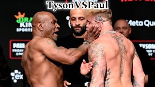 JAKE PAUL SLAPPED BY MIKE TYSON•FULL WEIGH IN & FACE OFF!! Netflix Live Boxing #ytvideo