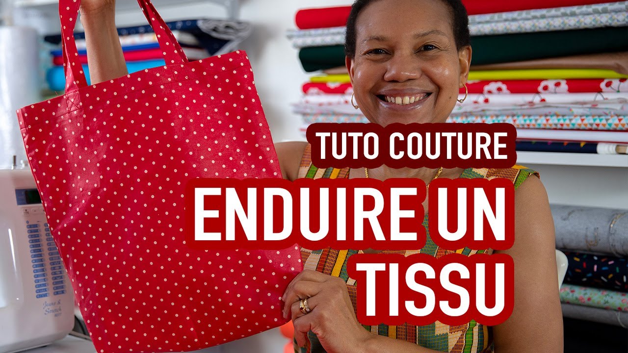 Comment enduire un tissu - Tuto Couture