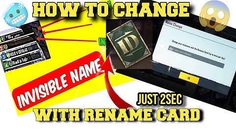 PUBG MOBILE No Name trick 2023 | Blank name PUBG MOBILE | PUBG MOBILE