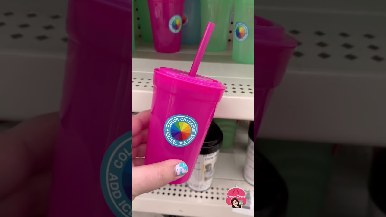Wow! Color Changing Cups at Dollar Tree ✨