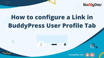 How to use a link as BuddyPress User Profile Tab