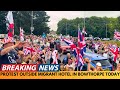 Protest at Brook Hotel