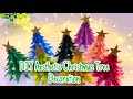 DIY Aesthetic Christmas Tree Decoration |cara membuat hiasan pohon natal estetik dari kertas origami