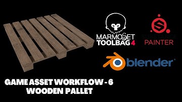 Game asset workflow - 6 | Blender 3.0 | Marmoset Toolbag 4 | Substance Painter