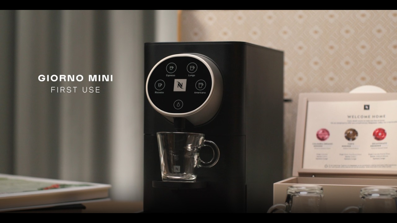 Nespresso Professional - Giorno Mini – First Use & Feature Customisation