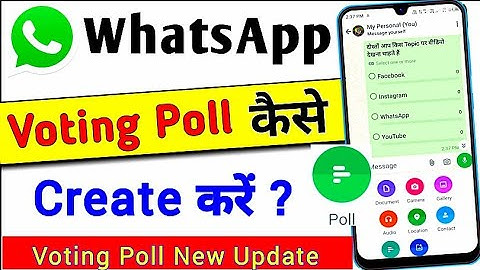 How To Easily Create Polls In Whatsapp Groups | Step-by-step Guide