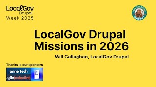 LocalGov Drupal Missions in 2026