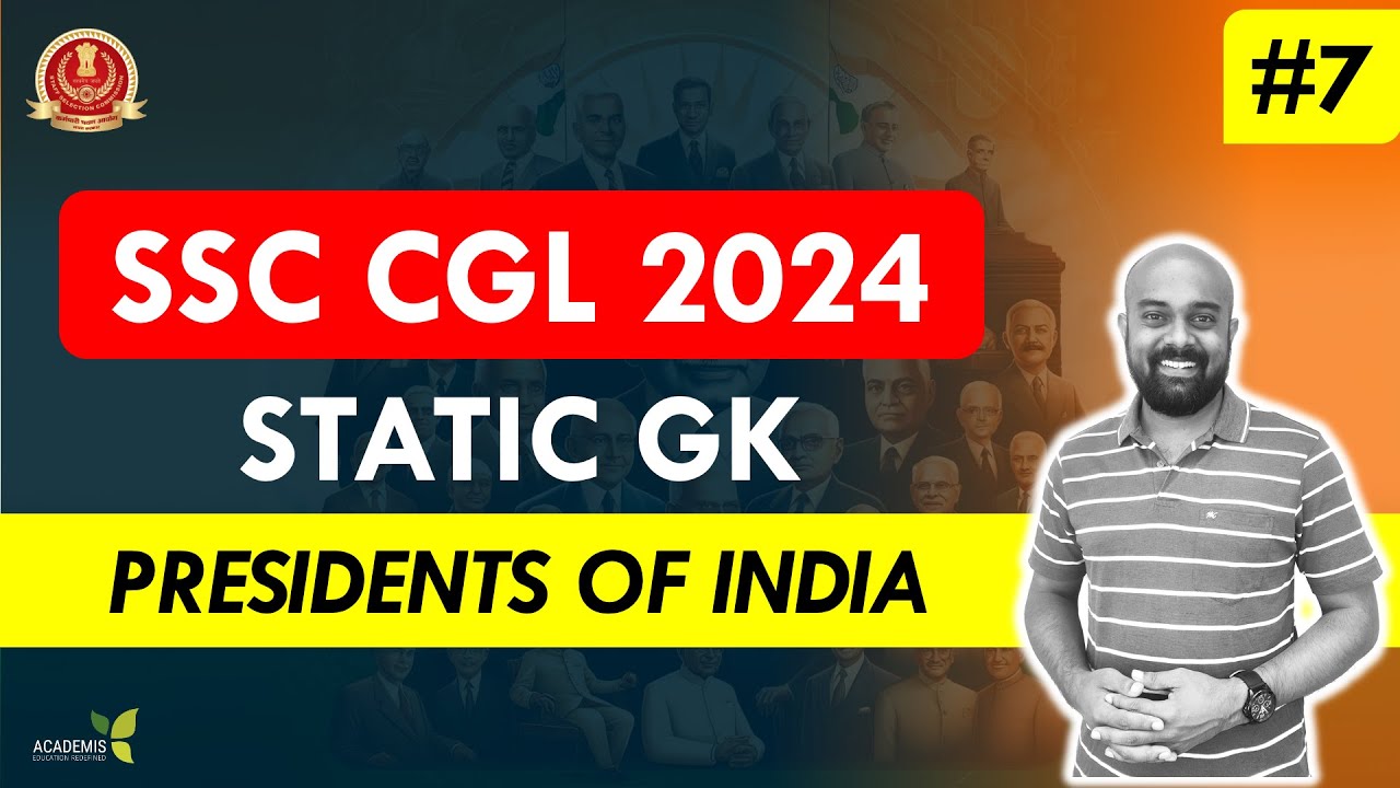 PRESIDENTS OF INDIA - SSC CGL 2024 - STUDY PLAN - Revision Class - YouTube