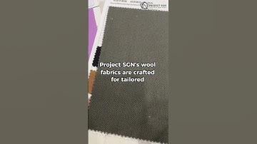 This wool fabric from Project SGN is made for modern vests that carry both style and substance.