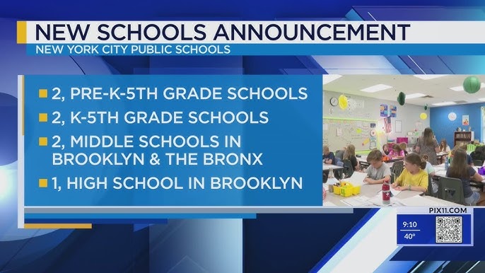 Eight New Schools To Open In New York City