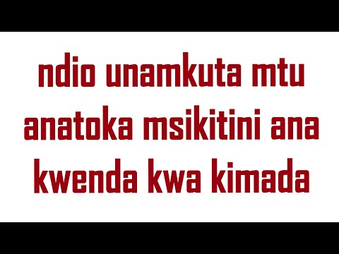 NDIO UNAMKUTA MTU ANATOKA MSIKITINI ANAENDA KWA MWANAMKE AMBAYE NI KIMADA SHK MAULIDI HAROUN