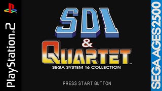 Sega Ages 2500 Series Vol. 21: SDI & Quartet (PS2 Gameplay)