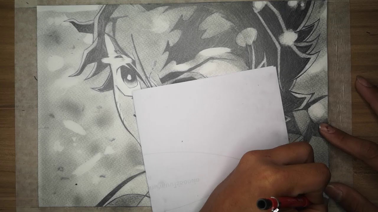 Drawing Tanjiro from Kimetsu no Yaiba | Kazewa (Full)