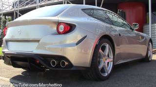 I have filmed a brand new ferrari ff. video shows loud start up of its
massive 660bhp v12 engine, setting off the alarm car parked nearby!
marchettino...