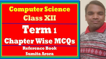 Term 1 Important MCQ Questions Computer Science Class 12 | Term 1 MCQ Computer Science 083 Class 12