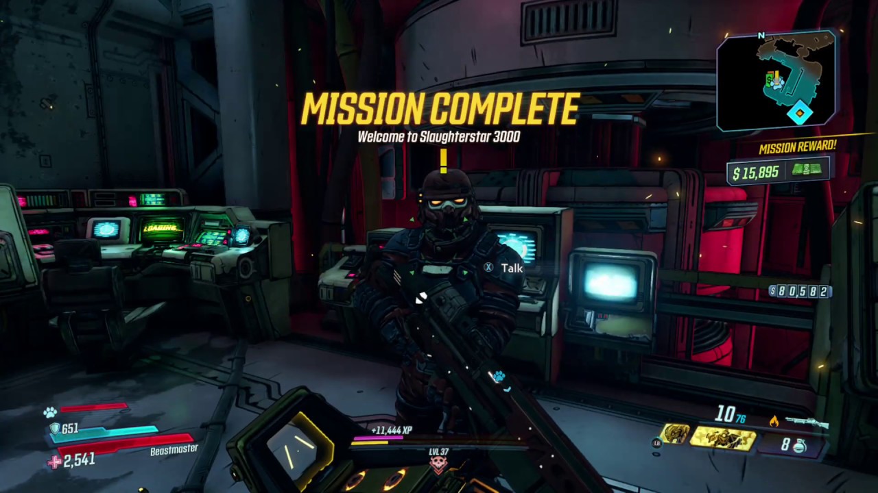 Borderlands 3 - Walkthrough Welcome to Slaughterstar 3000 Side Quest