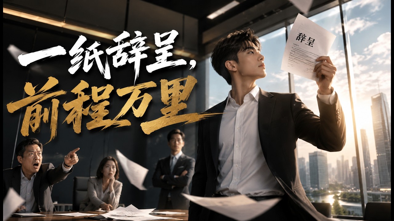 一紙辭呈，前程萬里