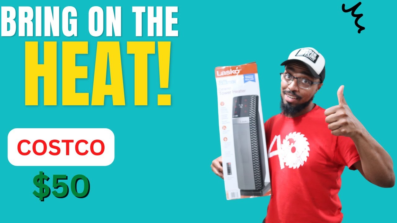 Lasko 22 Inch Ceramic Tower Heater REVIEW! - YouTube