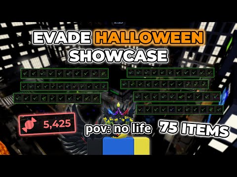 EVADE HALLOWEEN BATTLEPASS SHOWCASE