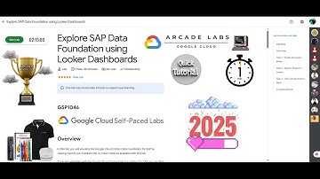 [NEW2025] Explore SAP Data Foundation using Looker Dashboards || #GSP1046 || #qwiklabs