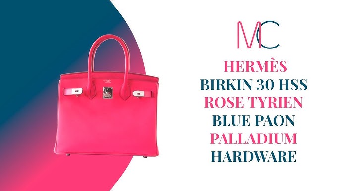 Hermes Birkin 30 Bag 5P Pink Epsom Palladium Hardware – Mightychic