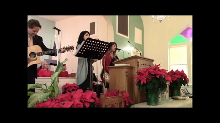 "O Holy Night" Aimee and Amber Clark with Alan Clark
