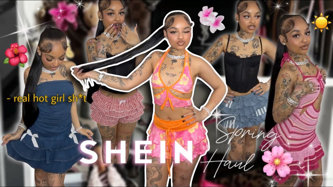 SHEIN SPRING OUTFITS 4 THE BADDIEZ 💋🌸👚 | TRY-ON HAUL ♡