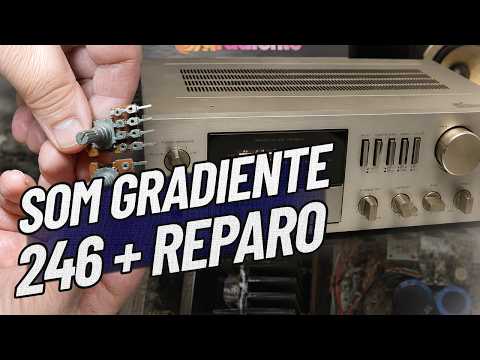 The incredible SOUND of Gradiente + Repairing the Gradiente 246!