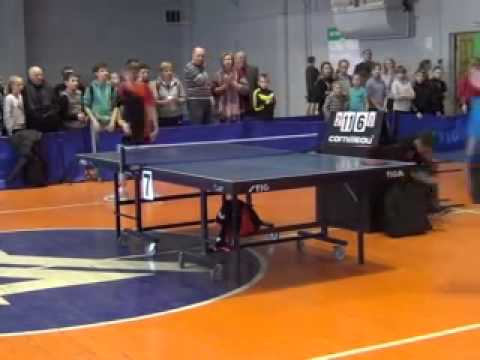 Ping pong kid gets revenge on ref!!