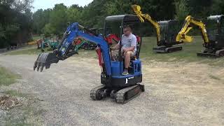 GroundHog BH14G excavator video and comparison