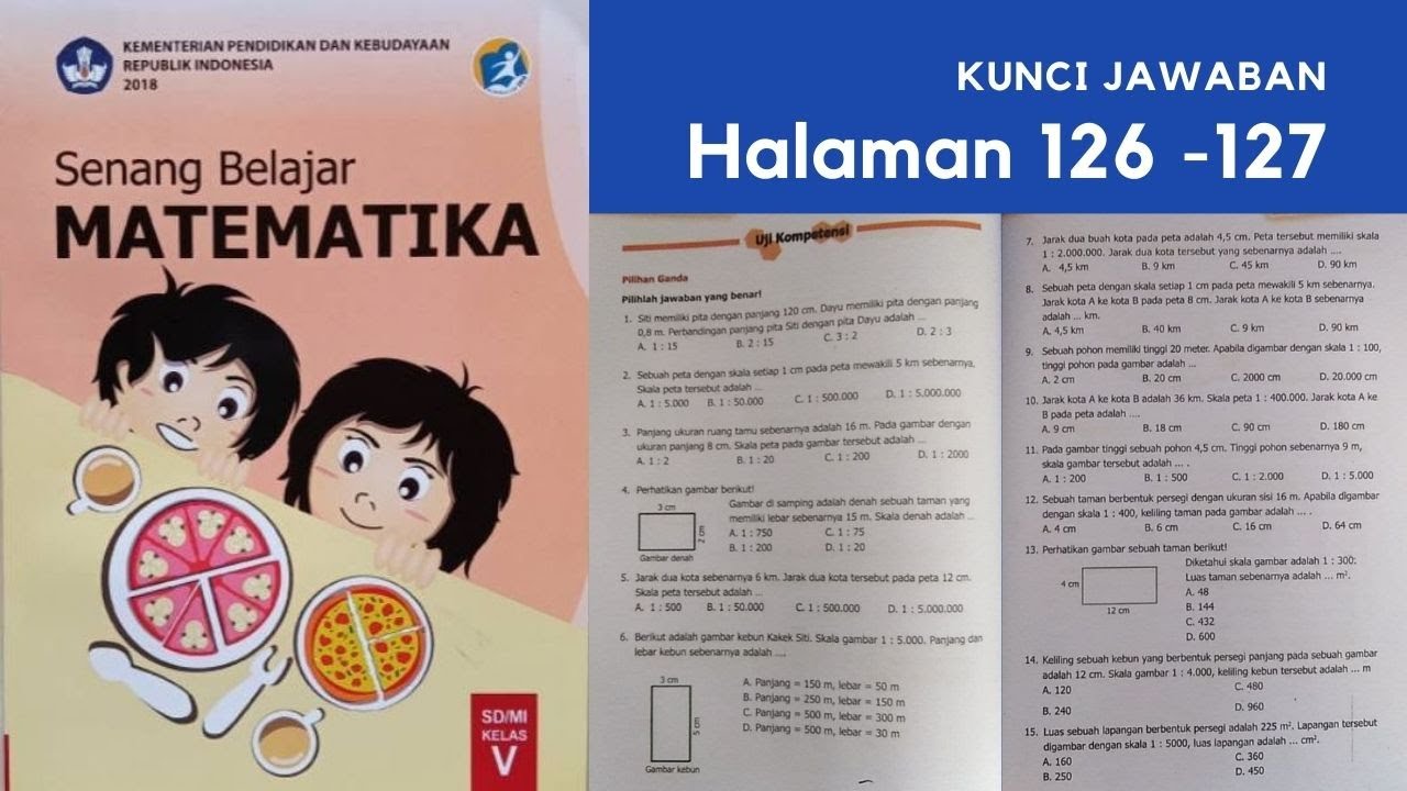 Panjang ukuran ruang tamu sebenarnya adalah 16 m pada gambar dengan ukuran panjang 8 cm