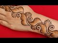 Its very styilsh mehndi and easy mehndi designs  new arabic mehndi design  shaded mehndi designs