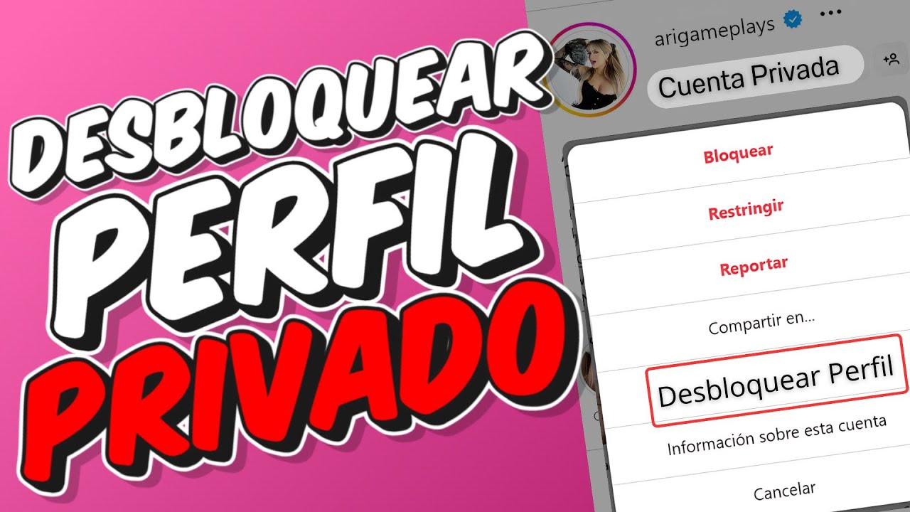 Como Desbloquear Perfil Privado do Instagram  🔓
