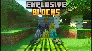 EXPLOSIVE BLOCKS UPDATE 1.20.12 | MINECRAFT BEDROCK ADDON screenshot 3