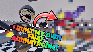 I BUILT MY OWN FNAF CHARACTER IN REC ROOM! | Rec Room